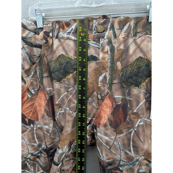 BassDash Men's Camo Pants Walker Waterproof 42x32 Hunting Fishing Ankle Zip NWT - Picture 10 of 16